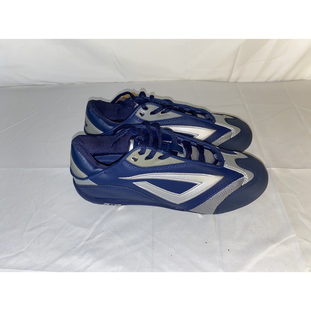 New 3n2 DOM-N-8 Women's Size 8.5 Metal Fastpitch Softball Baseball Cleats Blue